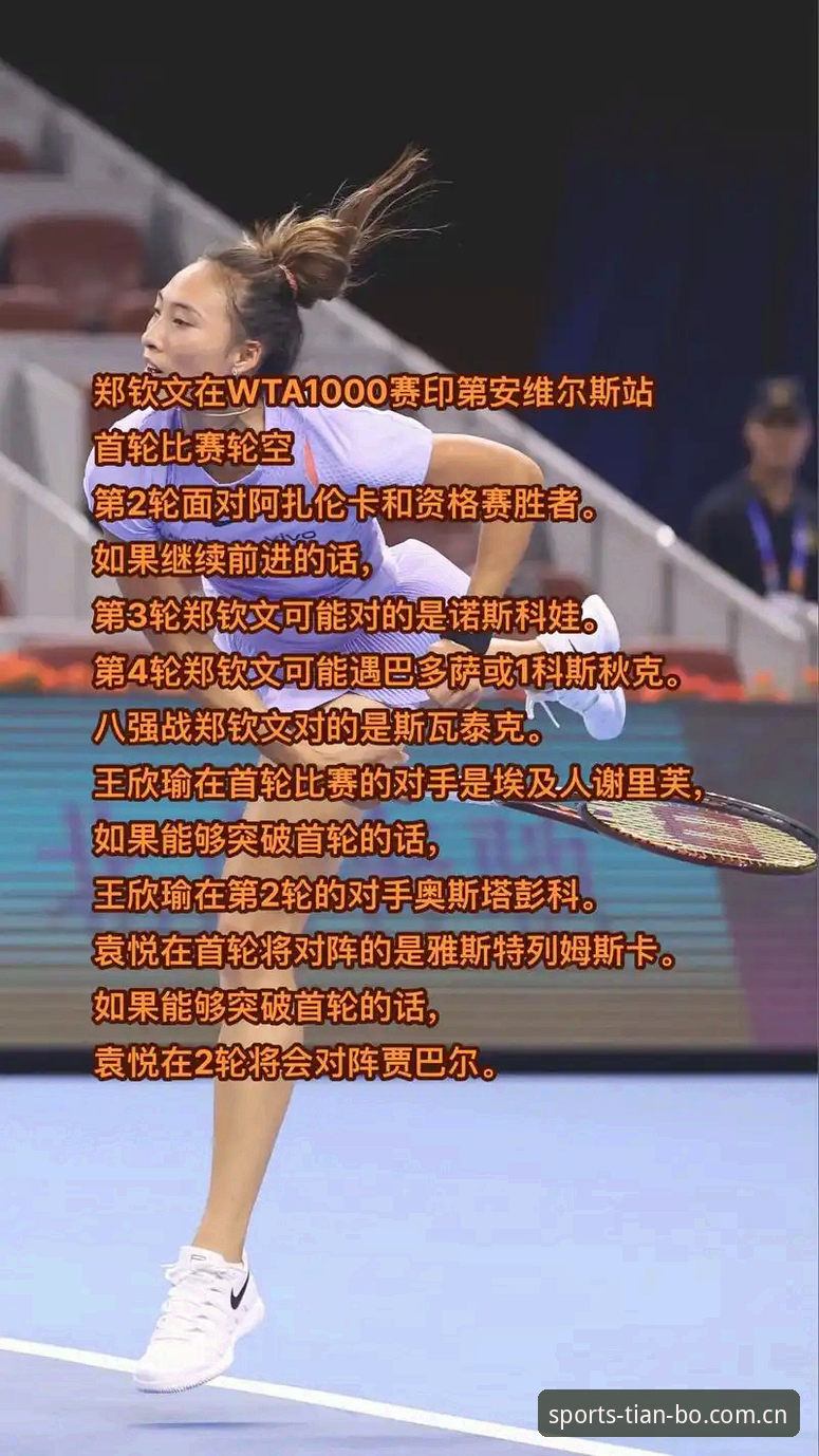 天博体育安全吗安卓版 法网女单签表出炉郑钦文面临保分压力,天博体育平台用户热议中国金花前景