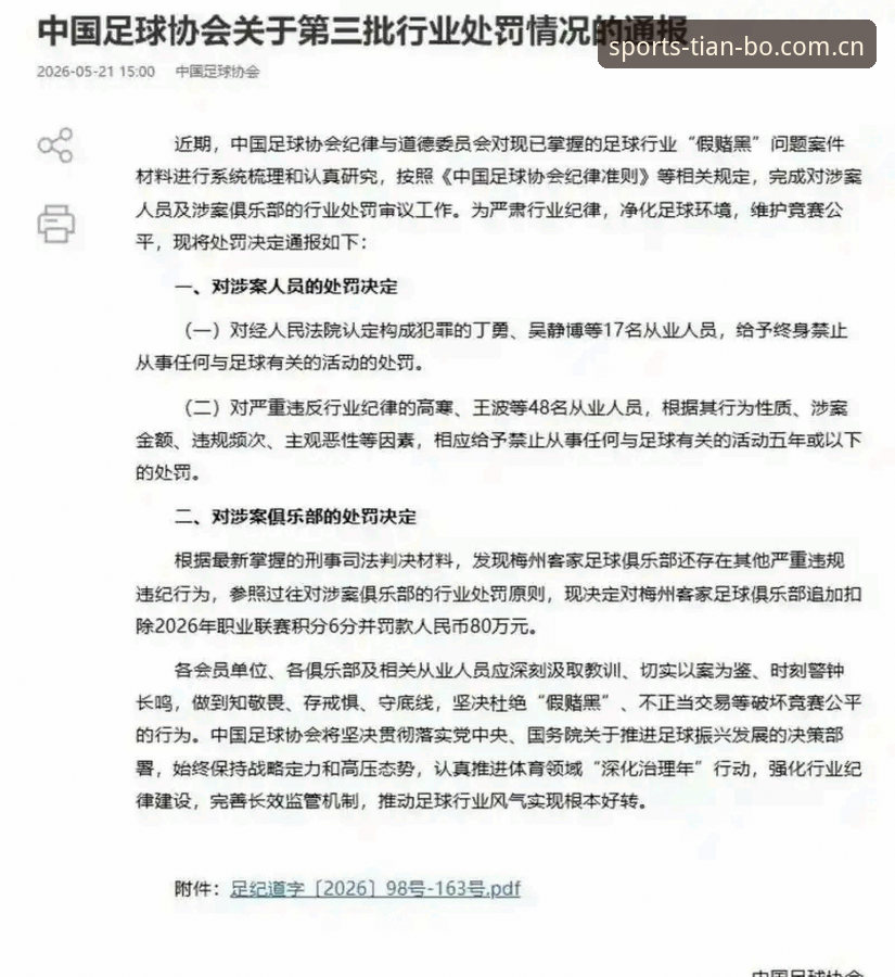 中国足协第三批禁足名单详解与赛事影响深度分析